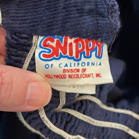 Girls’ VTG navy corduroy jumper dress - Picture 6 of 9